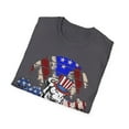 thumbnail image 4 of American Flag 4th of July T Rex Dinosaur Amerisaurus Rex Art T-Shirt, 4 of 4