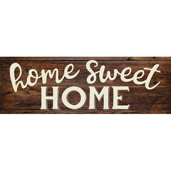 Home Sweet Home Rustic Looking Wood Sign Wall Décor Gift 6 x 18 Wood Sign B3-06180028122