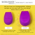 thumbnail image 6 of EcoTools Bioblender Makeup Sponge Trio, Large, Medium, and Small Beauty Blenders for Foundation, 3 Count, 6 of 15