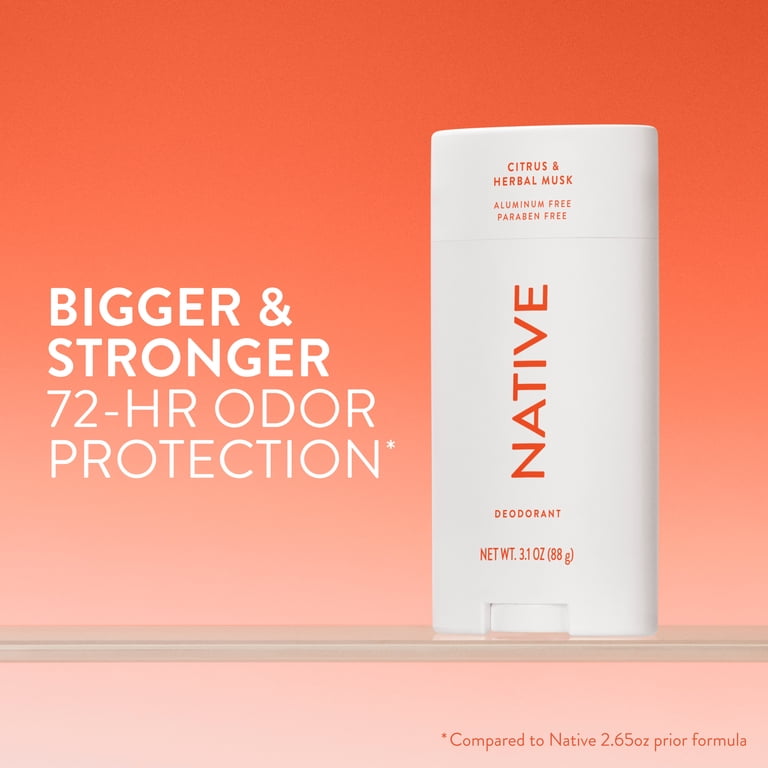 Native Deodorant For Men, Aluminum Free, 72 Hour photo 2