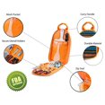 thumbnail image 3 of Camp Kitchen Utensil Organizer Travel Set Portable BBQ Camping Cookware Utensils Travel Kit Water Resistant Case|Cutting Board|Rice Paddle|Tongs|Scissors|Knife and Bottle Opener Orange, 3 of 7
