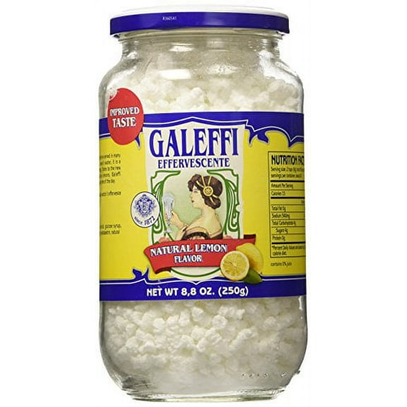 Galeffi Effervescent Antacid, Lemon Flavor, for Heartburn and Indigestion, 8.8 oz