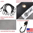 thumbnail image 2 of Funda de aire acondicionado MODERN WAVE Central, 36 x 36 cm, malla, negra, 2 of 9