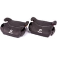 thumbnail image 1 of Diono Solana, No Latch, Pack of 2 Backless Booster Car Seats, Lightweight, Machine Washable Covers, Cup Holders, Black, 1 of 5