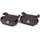 thumbnail image 1 of Diono Solana, No Latch, Pack of 2 Backless Booster Car Seats, Lightweight, Machine Washable Covers, Cup Holders, Black, 1 of 5