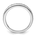 thumbnail image 2 of Auriga Fine Jewelry 14K White Gold Lab Grown Diamond Wedding Band for Women Size 7 (Carat: 0.41cttw, Clarity: SI2, Color: GH), 2 of 4