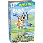 Bluey by Kix Cereal, Berry Flavor, Crispy Corn Puffs, Whole Grain, Family Size, 18 oz