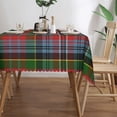 thumbnail image 3 of Rectangle Table Cloth, Scottish Clan Macpherson Tartan Plaid Resistant Washable Tablecloth Decorative Table Cover for Dining, Indoor and Outdoor, 3 of 6