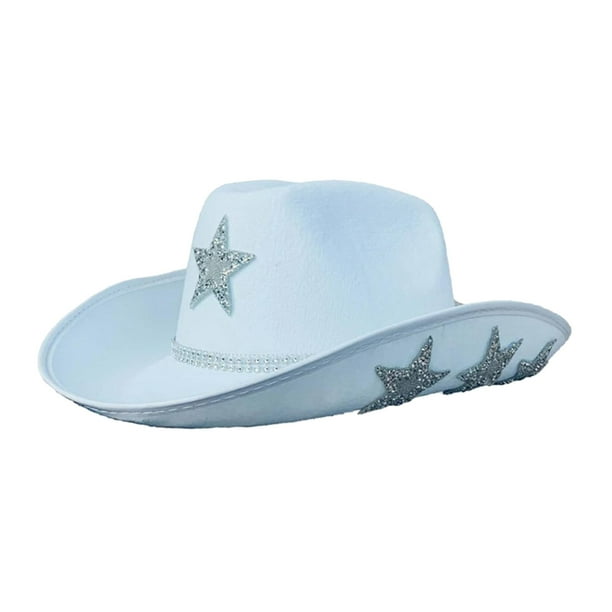 Casual Cowboy Hat Summer Props Big Brim Sunshade for Sunhat