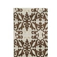 thumbnail image 2 of Benzara BM201140 3 x 2 ft. Power Loom Polypropylene Rug with Ornated Pattern, Brown & Cream, 2 of 4