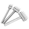 thumbnail image 1 of 3Pcs Prong Punch Tool Set, Spacing Punch Tool Set for Leather Craft with Steel Punch, Leather Puncher Lacing Stitching Chisel DIY Leather Craft Hole Punching, 1 of 7