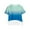 Blue, variant on HomeGardon Girls Short Sleeve,Girls Shirts Size 10-12,Girls Shirt Crewneck Layered Floral Print Top Cute Kids Blouse Lace Tee,100-160