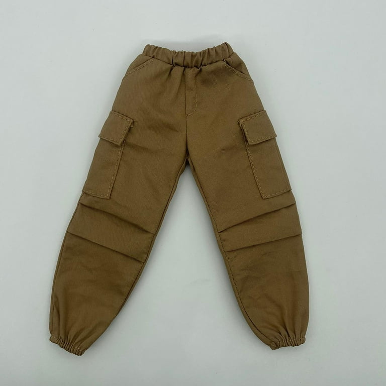 Almencla 1/6 Scale Male Figure Pants Miniature Dolls Trousers