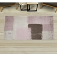 thumbnail image 1 of Abstract Decorative Rug, Abstract Grunge Style Brushstrokes Painting Contemporary Illustration, Quality Carpet for Bedroom Dorm and Living Room, 6 Sizes, Pale Rose, by Ambesonne, 1 of 1