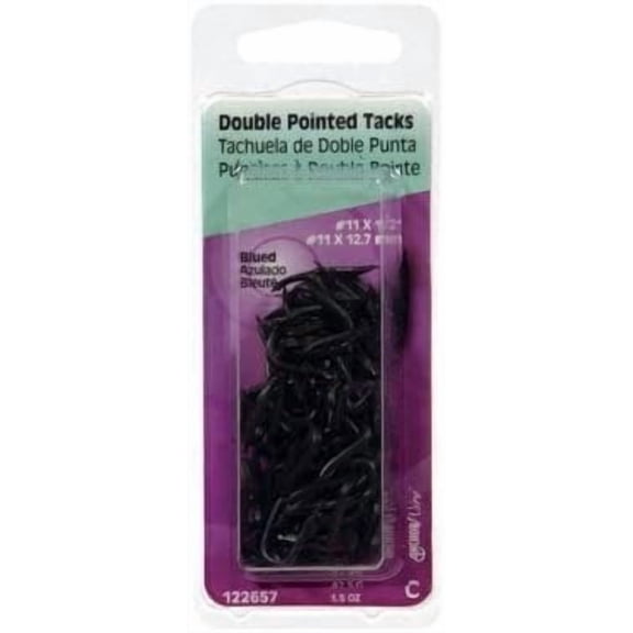 Hillman Group 52814 0.5 in. No.11 Blued Double-Point Tack - 1.5 oz