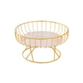 thumbnail image 1 of Cesta de almacenamiento Cateissary Bandeja de frutas de hierro Oro Grande HA080033-04, 1 of 6