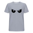 thumbnail image 6 of UVEASISHA Mens Short Sleeve Funny Tshirts Eye Design Graphic Tee Fashion Hipster T-Shirts Gray L, 6 of 6