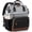 Black-grey-brown, variant on Laptop Backpack for Women, 15.6 Inch Work Business Backpacks Purse With Large Capacity, Waterproof Nurse Bag College Bookbag for School, Waterproof Casual Daypack for Travel