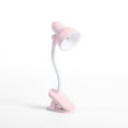 thumbnail image 1 of destyer Reading Light Adjustable Clip Mini Desktop Table Lamp Battery Powered Camping Portable Clamp Night Light, Pink, 1 of 1