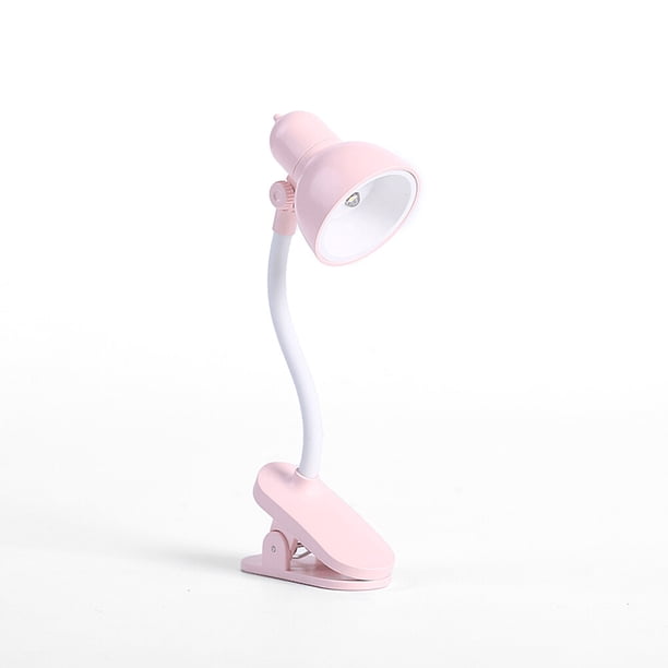 Mini luz LED portátil Wosthever ajustable con clip para escritorio lectura