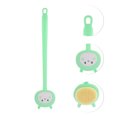 thumbnail image 3 of Unique Bargains 1 Pc Cute Long Handle Bath Brush for Bathroom Green, 3 of 7
