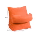 thumbnail image 2 of Sofa Bed Back Wedge Cushion Pillow Adjustable Backrest Pillow Waist Chaise Lounge Neck Support, 2 of 8