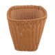 thumbnail image 1 of Cesta de ratán de plástico canasta tejida versátil basura puede tejer lavabo, 1 of 3
