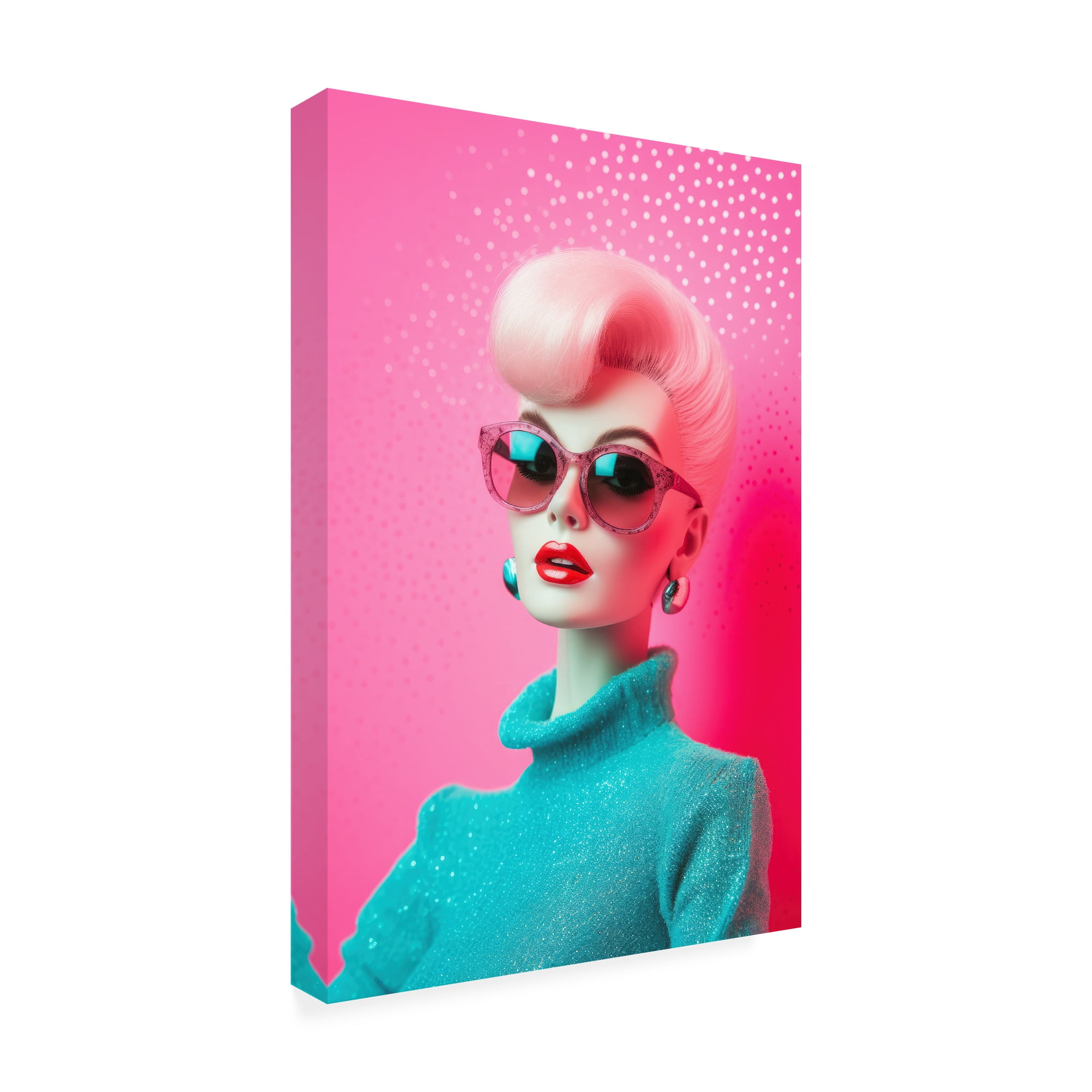Treechild 'Oh Barbie No 2' Canvas Art