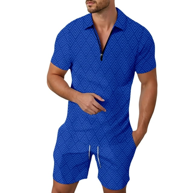 SHIXIAOO Men's Suits for Casual Outings Tailored Fit Set Comfortable Everyday Wear Stylish and Modern Design for Spring and Summer Activities Mens Drawstring Bathing Suit Young Mens Track Suit