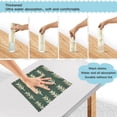 thumbnail image 3 of Yayeee 6 Pack Kitchen Dish Cloths Set for Washing Soft Drying Absorbent Microfiber Towels, Dark Green Leaves, 3 of 9