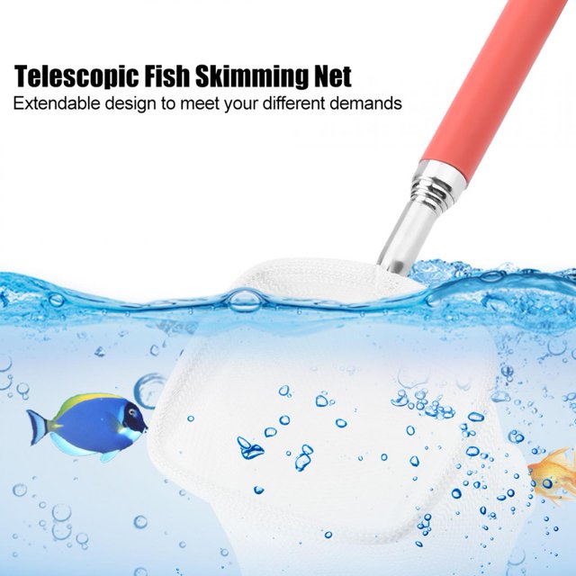 Metal Shrimp Skimming Net, Durable Telescopic Extendable Shrimp Skimming Net, For Fish For Shrimp