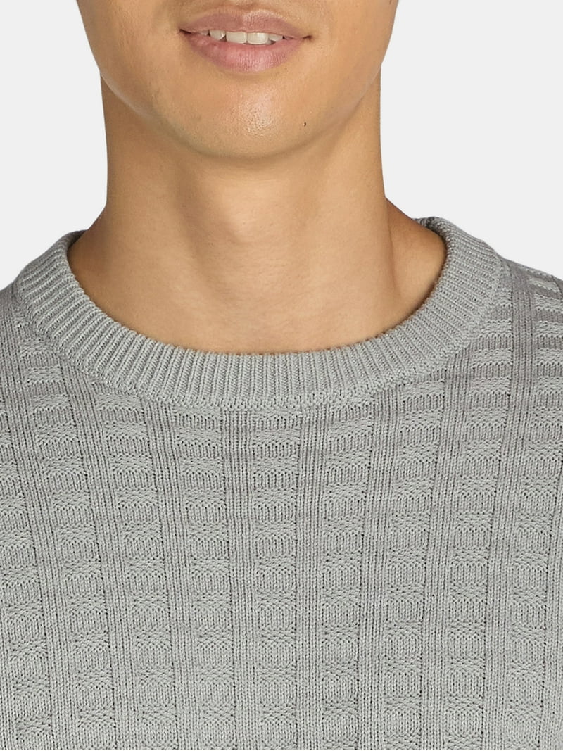 Tribekka 44 Men's Textured Crewneck Sweater, Sizes XS-3XL