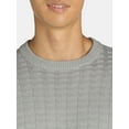 thumbnail image 4 of Tribekka 44 Men's Textured Crewneck Sweater, Sizes XS-3XL, 4 of 5