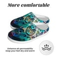 thumbnail image 6 of Lsque Watercolor Mandala Pattern Womens Comfort Cotton on Scuff With Memory Foam and Anti-skid Sole Slipper-39/40, 6 of 7