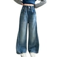 thumbnail image 2 of breaise Baggy Jeans for Girls Baggy Wide Leg Jeans Casual Y2K High Waist Cute Denim Pants Streetwear, 2 of 8