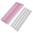 thumbnail image 7 of Cross Stitch Thread Organizer with 50 Holes Mini Needle Holder for Sewing Made of Plastic Pink, 7 of 7