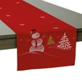 thumbnail image 2 of Design Imports Chemin de Table Brodé Bonhomme de Neige 14x108, 2 of 4