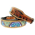 thumbnail image 2 of Large 21''- 25'' Dog Puppy Collar Genuine Cow Leather Padded Canine  60114, 2 of 2