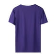 thumbnail image 4 of PENGXIANG T Print Chemisier Chemisier Manches Courtes Été Décontracté Femmes T-Shirts, 4 of 5