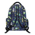 thumbnail image 1 of CHAQLIN Space Rocket Planets Pattern Large Capacity School Bags with Waterproof Padded Big Kids Backpack, Lightweight 17 Inch College Students Backpacks for Travel Primary School, 1 of 9