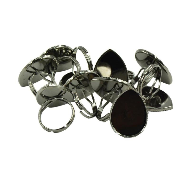 12pcs Big Key Cabochon Base Antique Silver Charms Pendants For Jewelry Making