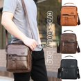 thumbnail image 3 of SSKFHGI Black Men'S Bag Shoulder Bag Messenger Bag Casual Retro Handbag Men'S Briefcase Backpack, 3 of 7