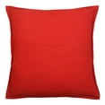 thumbnail image 2 of Stylo Culture Ethnic Settee Sofa Throw Pillow Cover 16x16 Embroidered Red Bohemian 40 x 40 cm Living Room Toss Pillow Case Cotton Mirrored Square Cushion Cover | 1 Pc, 2 of 4