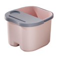 thumbnail image 3 of Lavabo para pies, bañera de hidromasaje para dormitorio, spa de pies, lavabo para pedicura en casa. rosa, 3 of 9