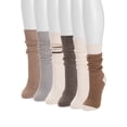thumbnail image 4 of MUK LUKS Women's Mid-Calf Tall Boot Socks, 6-Pack, Fits Shoe Sizes 6-11, 4 of 5
