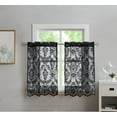 thumbnail image 3 of Warm Home Designs Pair of 30" W x 24" L Black Lace Kitchen Curtains. FI Black Tiers 24, 3 of 3