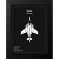 thumbnail image 2 of Rogan, Mark 15x18 Black Modern Framed Museum Art Print Titled - BP Blackburn Buccaneer Black, 2 of 5