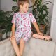 thumbnail image 4 of Balery Seahorse and Starfish Conjunto de Pijama Infantil de Manga Corta con Estampado – Ropa de Dormir de Algodón Suave-Small, 4 of 6