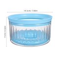 thumbnail image 2 of unbranded Para De Perro Transparente Sky Blue Con Disco Y Base Antideslizante Para Uso En Casa, 2 of 6