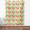 thumbnail image 3 of Abstract Fabric by the Yard, Vintage Rainbow Colored Geometric Shapes in Various Sizes Nostalgic Backdrop Print, Upholstery Fabric for Dining Chairs Home Decor Accents, Multicolor by Ambesonne, 3 of 4